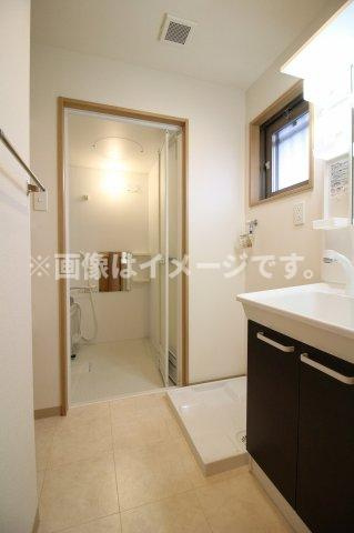 （仮称）都城市中町マンションの洗面所