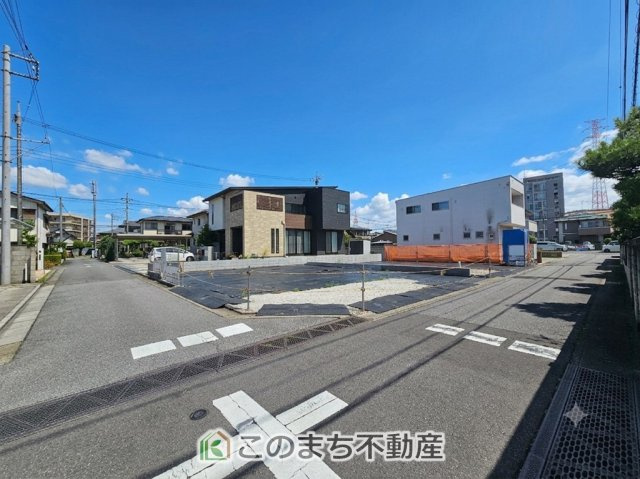 ブルーミングガーデン宇都宮市陽東3丁目の前面道路含む現地写真|前面道路含む現地写真