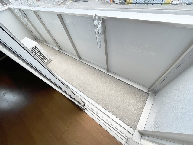 ルクプル　C棟のバルコニー