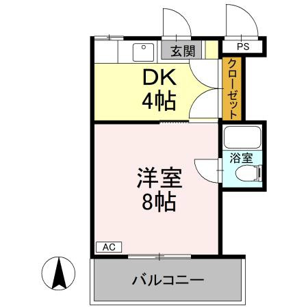 メルシーハイツの間取り