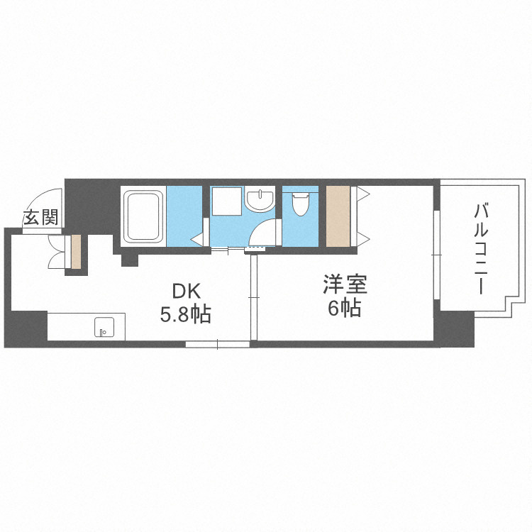 GALLERY谷町の間取り