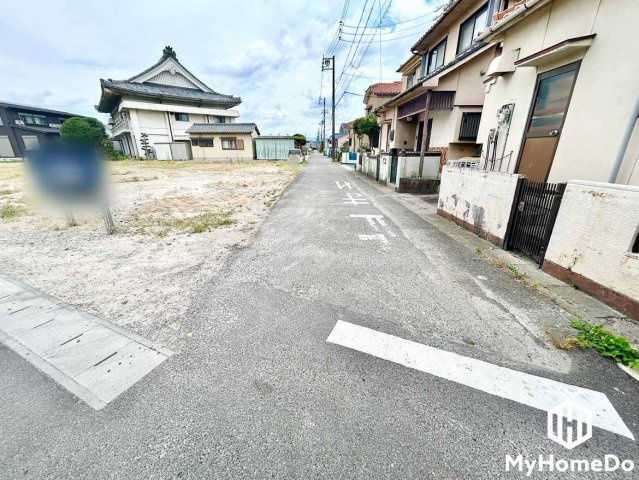 守山区中志段味　1期の前面道路含む現地写真