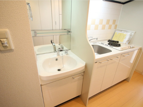 名古屋市中区平和１丁目の賃貸マンションの洗面所