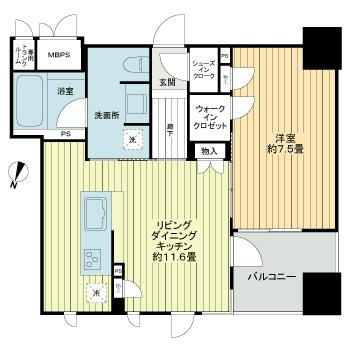 ザ・ライオンズ神戸ハーバーランドの間取り