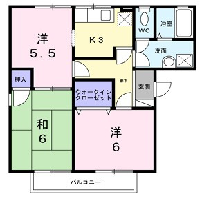 【間取り】 | フレマリール塩澤Ａ | 間取りです。