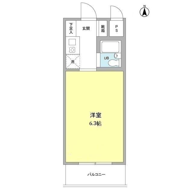 ウッドクレスト砧Ｄ棟の間取り