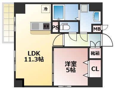 フォーエス紺屋今町の間取り