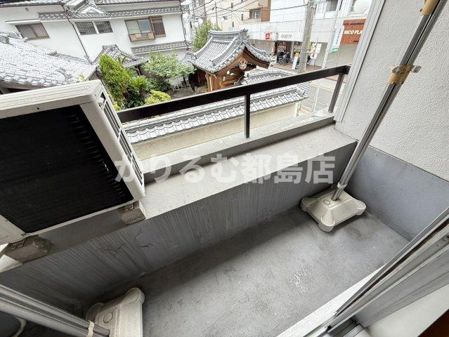 森小路矢野マンションのバルコニー