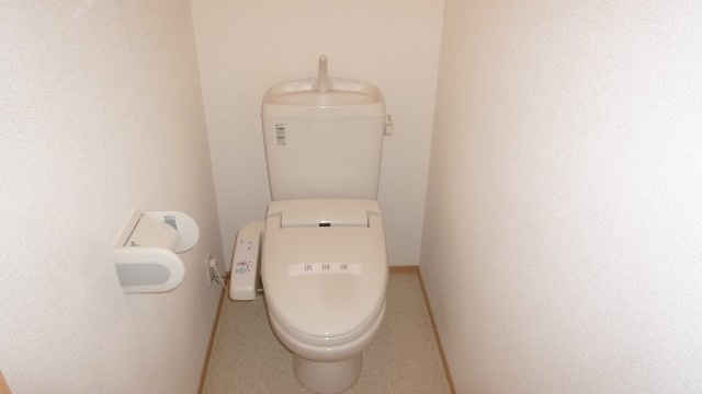 ハウスフリーデ五番館のトイレ|落ち着いたトイレです※別号室の写真になります