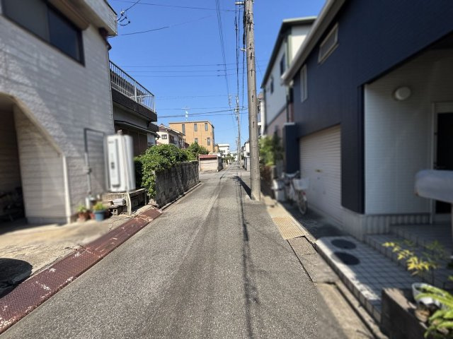 南区天白町二丁目土地の前面道路含む現地写真