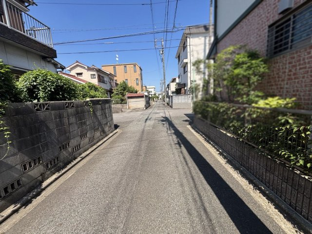 南区天白町二丁目土地の前面道路含む現地写真