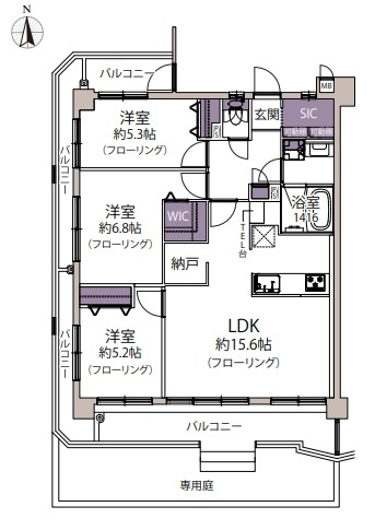 【間取り】 | シティライフ板付☆仲介手数料無料☆