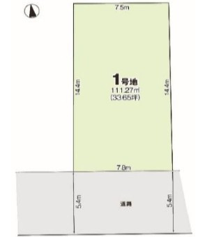 熱田区一番1期の土地図|区画図　※図面と現況が異なる場合は現況優先といたします。