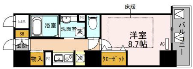 【間取り】 | リヴィエール北梅田
