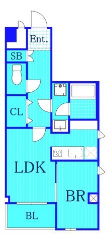 KDXレジデンス天王町の間取り