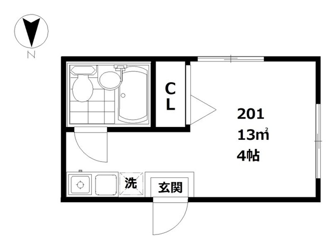 【間取り】 | インベスト馬込Ⅱ