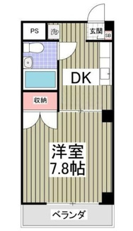 【間取り】 | トーシンハイツ東品川 | 間取りです。