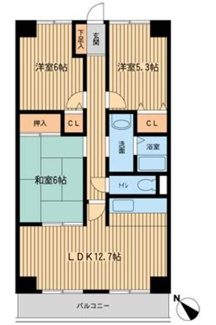 【間取り】 | エスポワール　ルーチェ