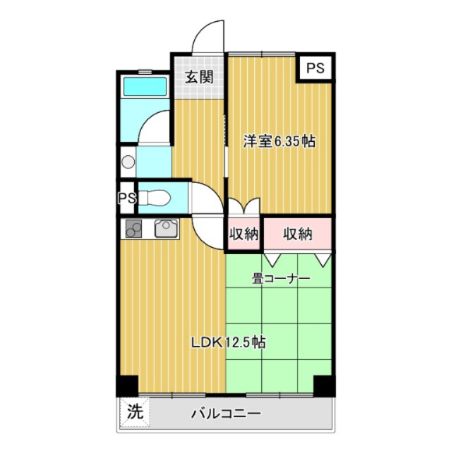 コーポ杉浦の間取り