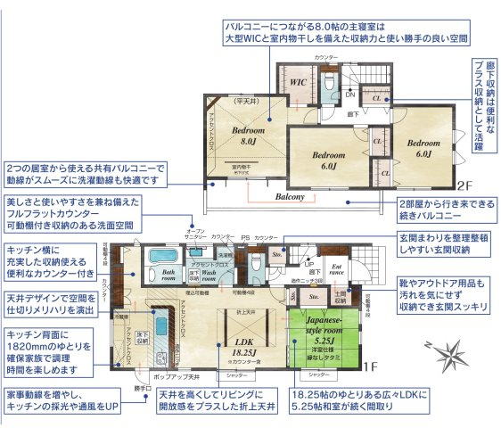 前橋市駒形町の間取り|３号棟　