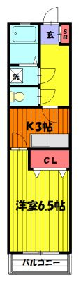 【間取り】 | ハイツ ボヌール