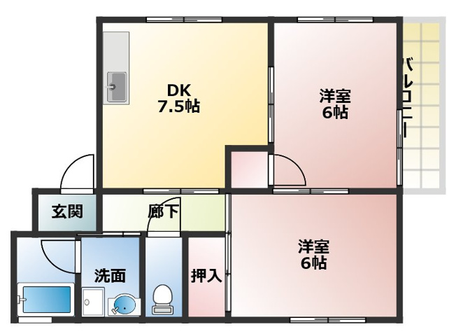 【間取り】 | ネバーランド錦が丘
