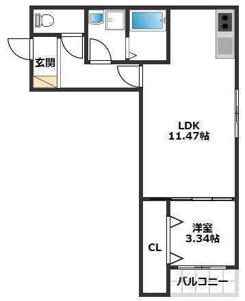 メゾンクレール博多南の間取り|※図面と現況が異なる場合は現況を優先します。