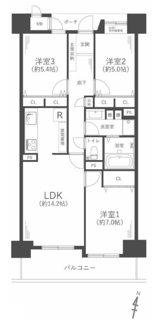 【間取り】の画像