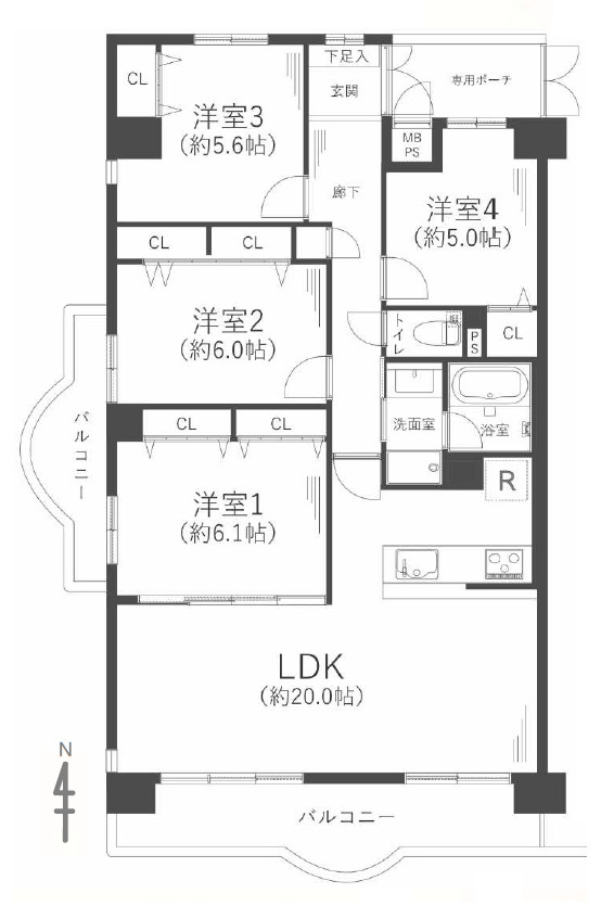 【間取り】の画像