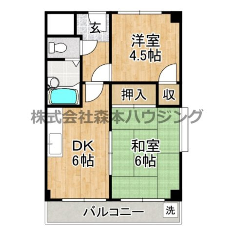 【間取り】 | 　グリーンプラザ