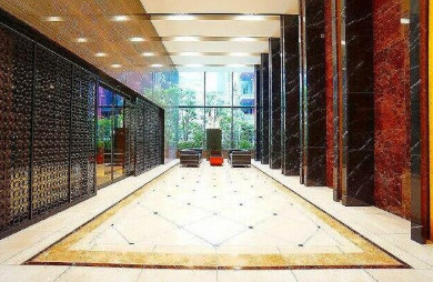 ASYLCOURT麻布十番のロビー|清潔なロビーです