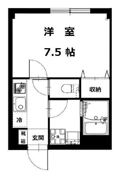 b’CASA 北砂の間取り