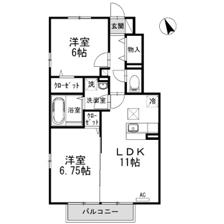 【間取り】 | パークアベニューⅡ