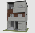 富士見市鶴瀬東2丁目　新築一戸建住宅　全1棟　（ふじみ野店）の画像