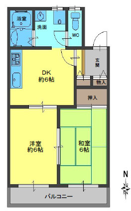 サンハイツの間取り