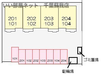 潮見通り中村屋館の区画図