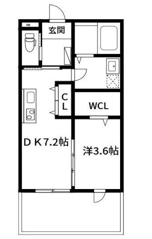 ビューノ・クレールの間取り