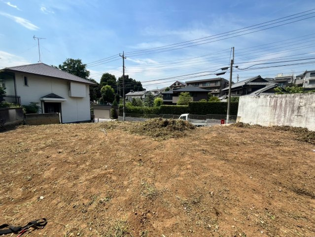 大田区南馬込　建築条件なし売地の外観