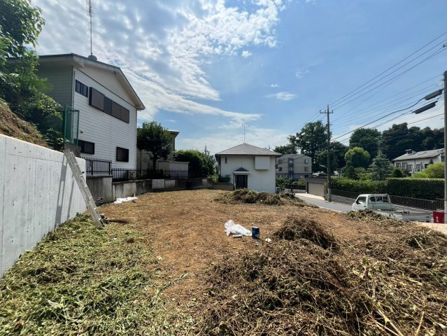 大田区南馬込　建築条件なし売地の外観