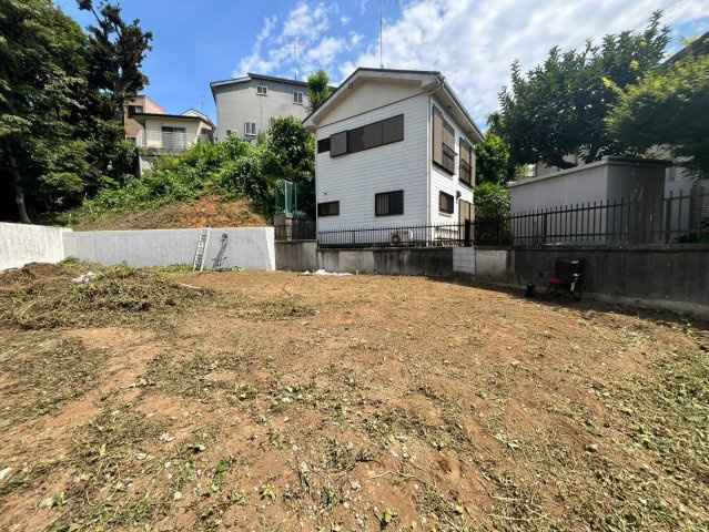 大田区南馬込　建築条件なし売地の外観