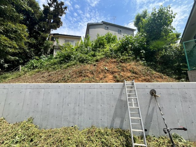 大田区南馬込　建築条件なし売地の外観
