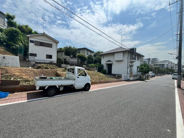 大田区南馬込　建築条件なし売地の外観