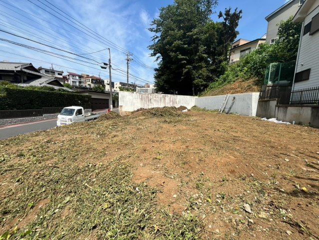 大田区南馬込　建築条件なし売地の外観