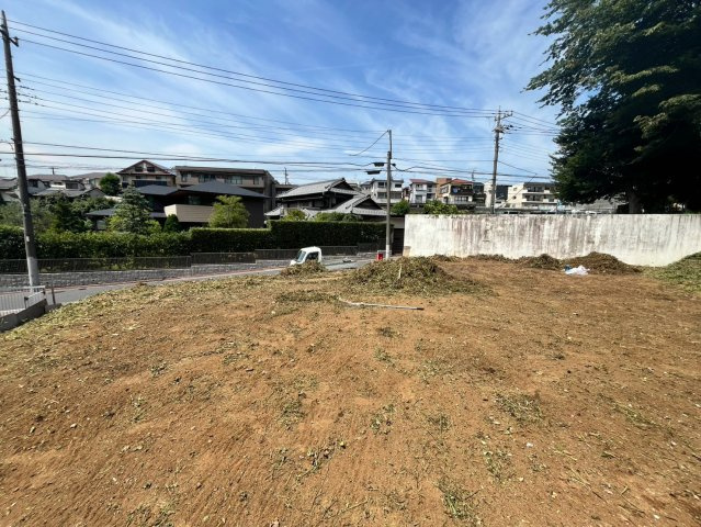 大田区南馬込　建築条件なし売地の外観