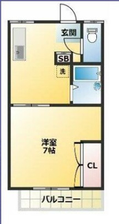 【間取り】 | 千三荘（センザンソウ） | 間取りです。