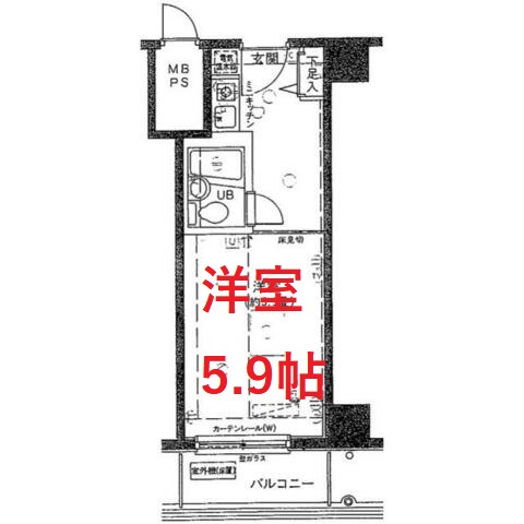【間取り】 | コルム目黒不動前
