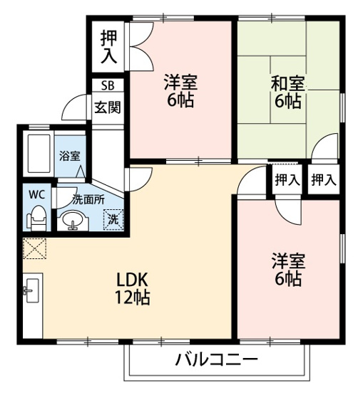 【間取り】 | アパルトマン竜美台1