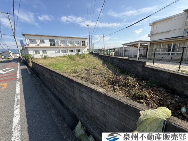 岸和田市池尻町　建築条件なし土地
