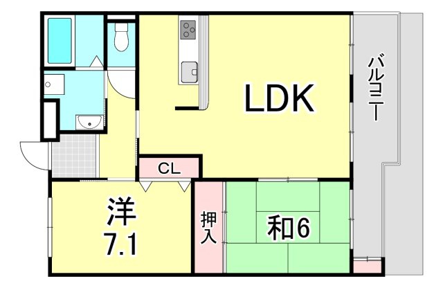 ルネスボヌールの間取り