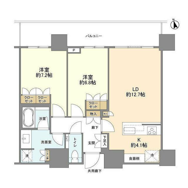 ブランズ渋谷桜丘の間取り